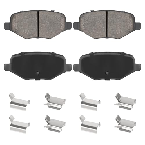 AEagle Rear Ceramic Brake Pads Set for Ford Explorer 2011-2019, Edge 2011-2014, Taurus 2010-2019, Flex 2009-2019,for Lincoln MKS 09-16, MKT 10-19, MKX 11-15, 4PCS - Image 1