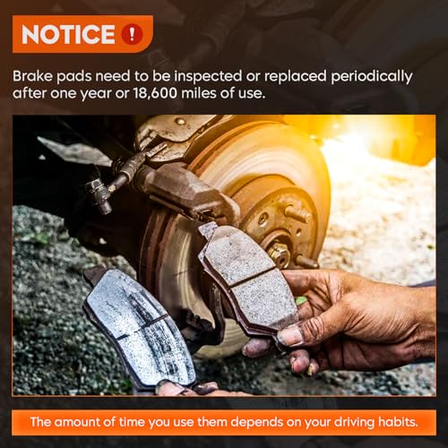 AEagle Rear Ceramic Brake Pads Set for Ford Explorer 2011-2019, Edge 2011-2014, Taurus 2010-2019, Flex 2009-2019,for Lincoln MKS 09-16, MKT 10-19, MKX 11-15, 4PCS - Image 4