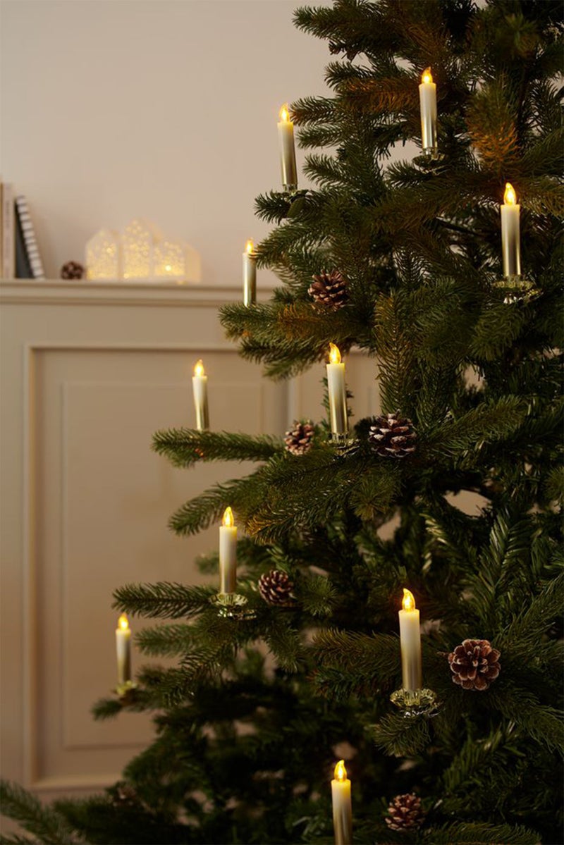 Tchibo 12 LED Candles, Off White  - Image 1