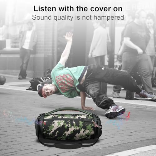 TXEsign Travel Carrying Case for JBL Boombox 3, Waterproof Portable Speaker Case with Shoulder Strap - Image 3