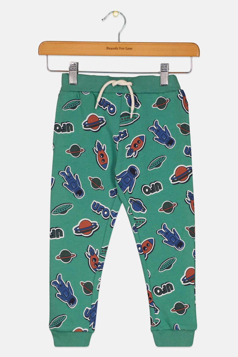 NAME IT Toddlers Boy Graphic Print Jogger Pants, Multicolor - Image 1