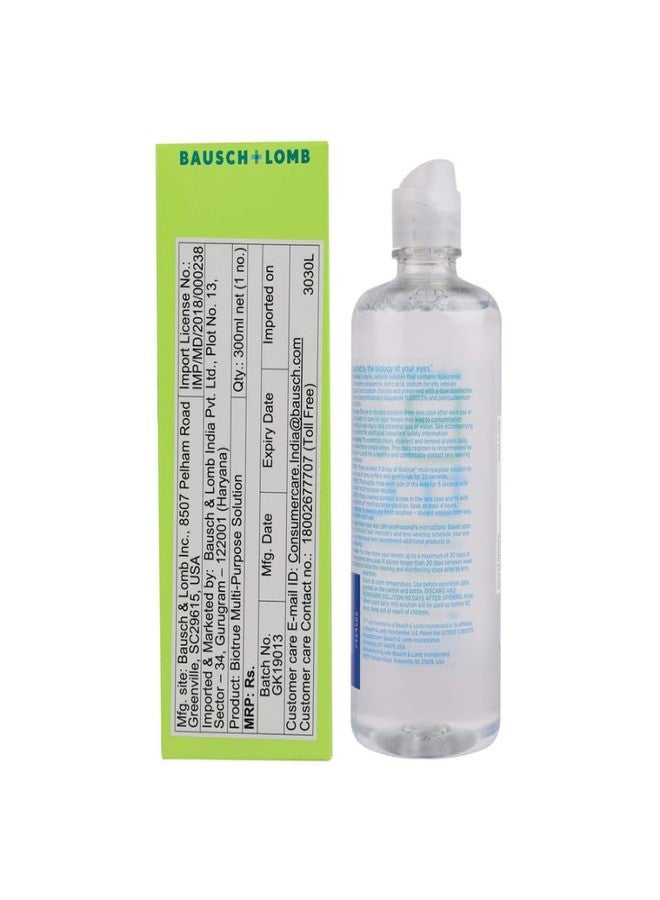 Bausch + Lomb Bausch & Lomb Biotrue Multi-Purpose 300ml Contact Lens Solution (Pack of 1) - Image 4