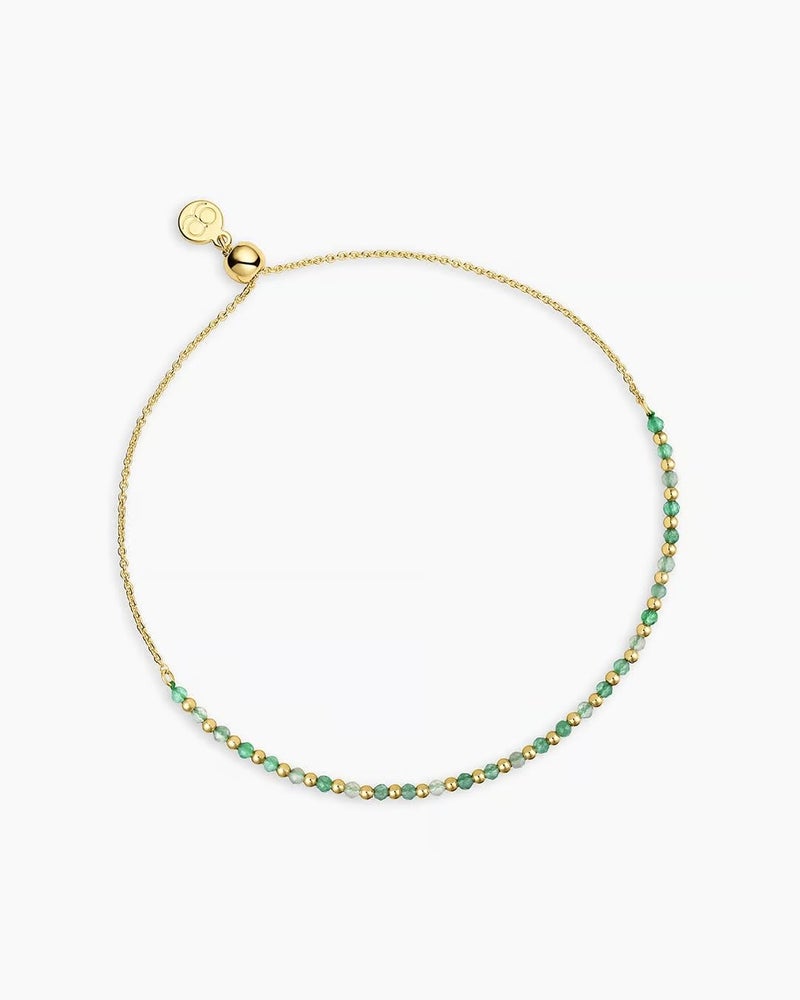 gorjana - Power Gemstone Brooks Bracelet 9 1/4" - 18k Gold-Plated Brass - Genuine Gemstone Selection - Adjustable Closure - Elegant and meaningful design - Image 4