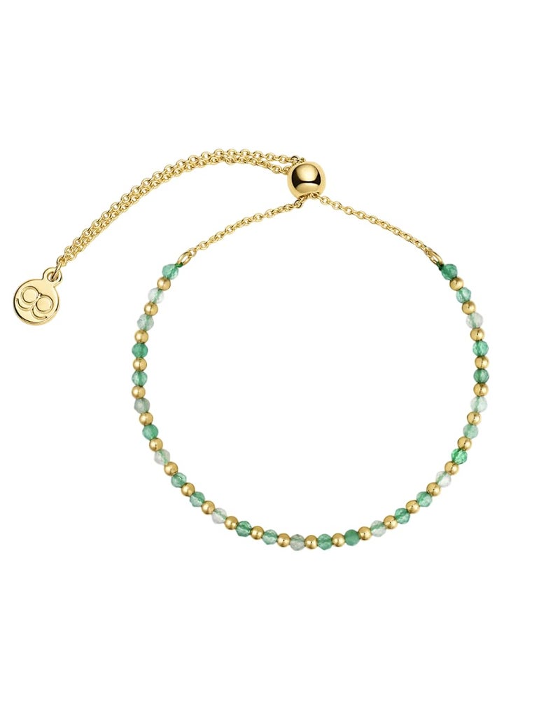 gorjana - Power Gemstone Brooks Bracelet 9 1/4" - 18k Gold-Plated Brass - Genuine Gemstone Selection - Adjustable Closure - Elegant and meaningful design - Image 1
