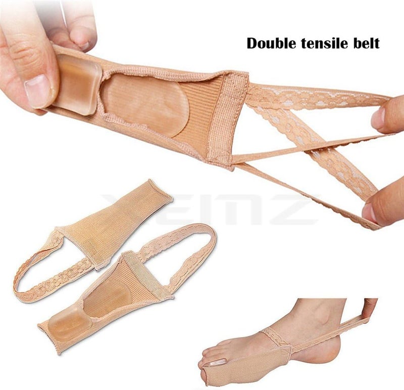 comfrt Bunion Corrector, Toe Hallux Valgus Orthodontic Seperators, Tailors Bunion Relief System Socks Sleeves, Foot Toe Protector Divider Straightener Ball of Foot Cushions, for Big Hammer Toe (2) - Image 5