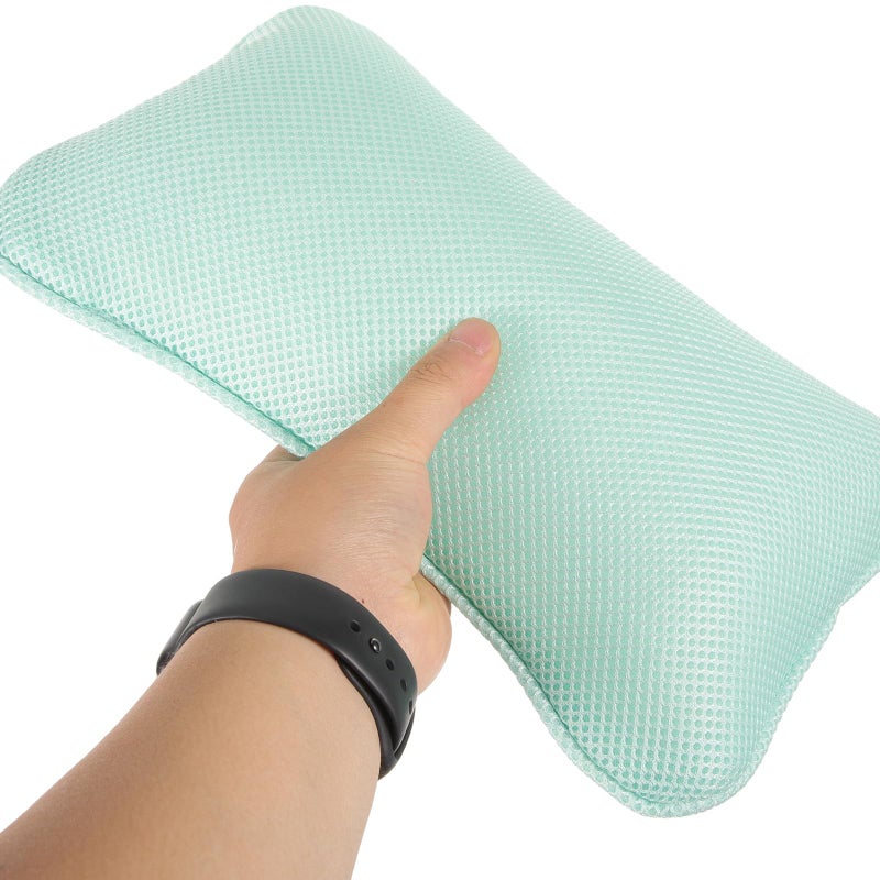 Non Slip Bathtub Pillow for Neck Support Washable Mesh Cushion Random Color - Image 5