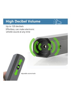 SYOSI Electronic Whistle High Volume, Handheld Emergency Whistle with Torch Referee Electronic No-Blow Whistle with Flashlight Loud Emergency Whistle for Coaches, Teachers, Police, Outdoor Camping Hiking  - Image 4