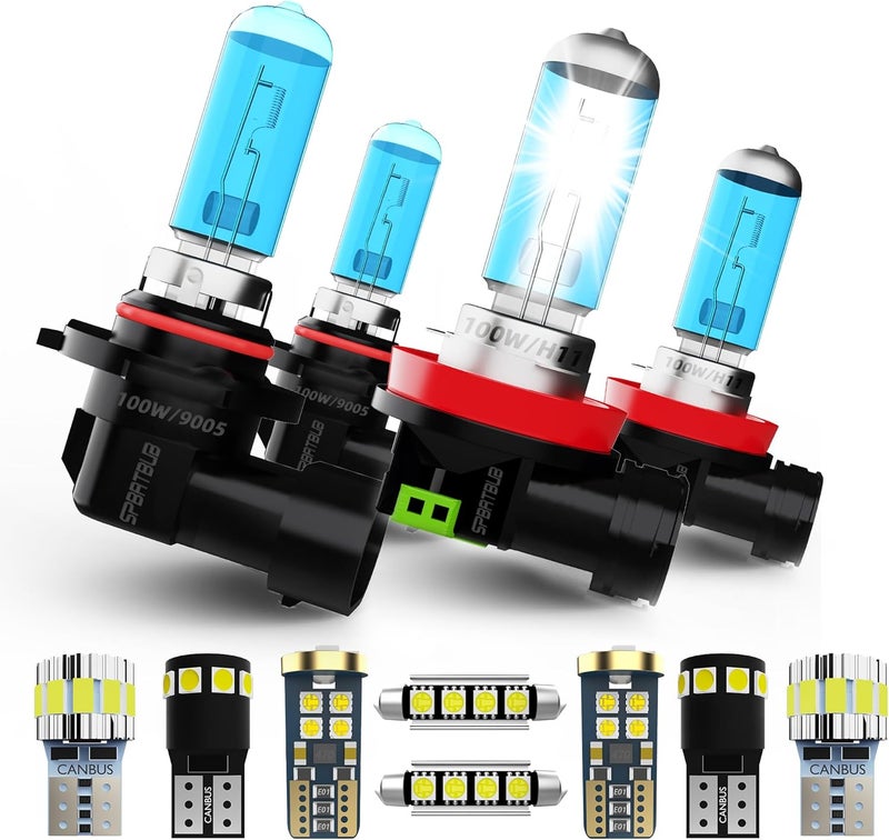 SPBRTBUB Headlight Bulbs for Honda Accord 2013-2017 - 16 Pack Halogen Combo - Image 1