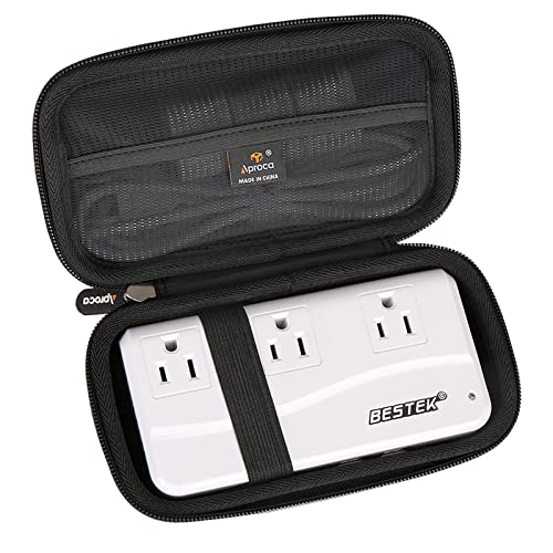 Aproca Hard Storage Travel Case for BESTEK Universal Travel Adapter 220V to 110V Voltage Converter (Black) - Image 1