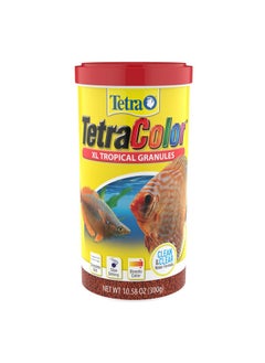 تترا حبيبات Color Xl Tropical مع معزز اللون الطبيعي، 10.58 أونصة  - Image 1