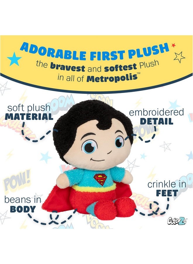 KIDS PREFERRED WB DC Superman Cuteeze Extra Soft Plush Stuffed Superhero Toy for Baby and Toddler Boys and Girls - 12 Inch Size - Image 4