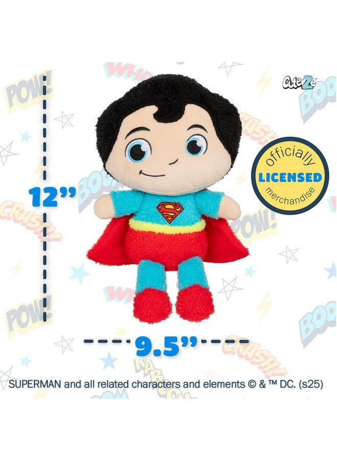 KIDS PREFERRED WB DC Superman Cuteeze Extra Soft Plush Stuffed Superhero Toy for Baby and Toddler Boys and Girls - 12 Inch Size - Image 3