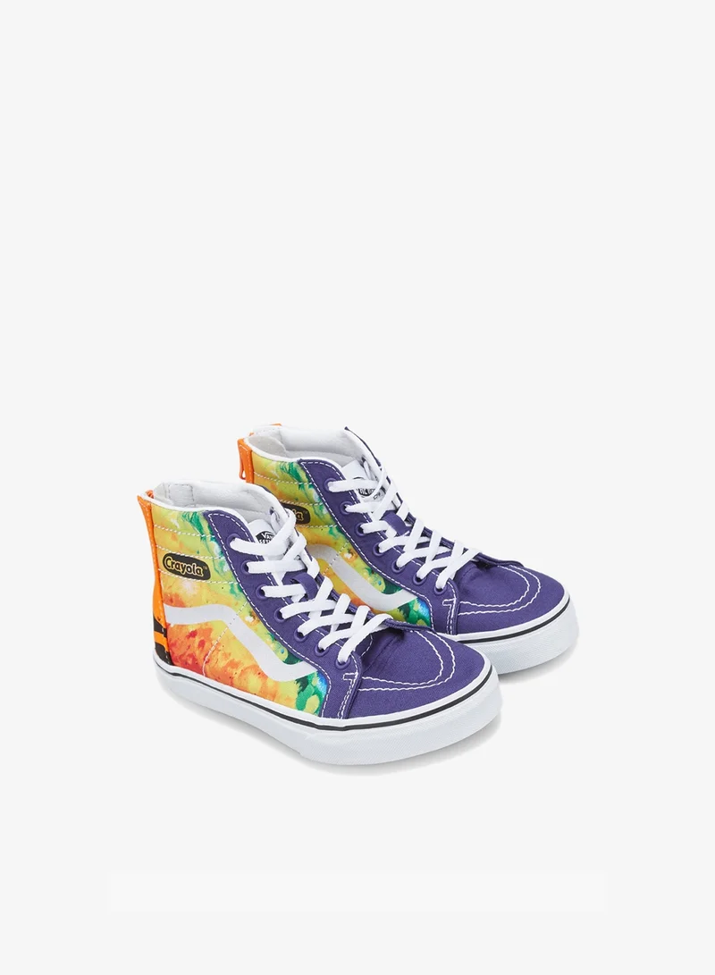 VANS Kids’ x Crayola Sk8-Hi Zip Unisex Shoe (Younger Kids)