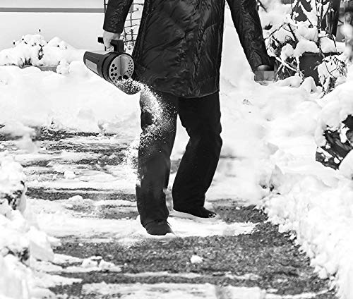 TIPU Hand Spreader Shaker, Handheld Spreader for Grass Seed, Fertilizer & Earth Food, Snow Salt, Ice and Snow Melt - Multiple Adjustable Opening Sizes for All Purpose- Up to 80 Oz - Image 4