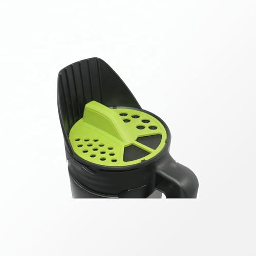 TIPU Hand Spreader Shaker, Handheld Spreader for Grass Seed, Fertilizer & Earth Food, Snow Salt, Ice and Snow Melt - Multiple Adjustable Opening Sizes for All Purpose- Up to 80 Oz - Image 2