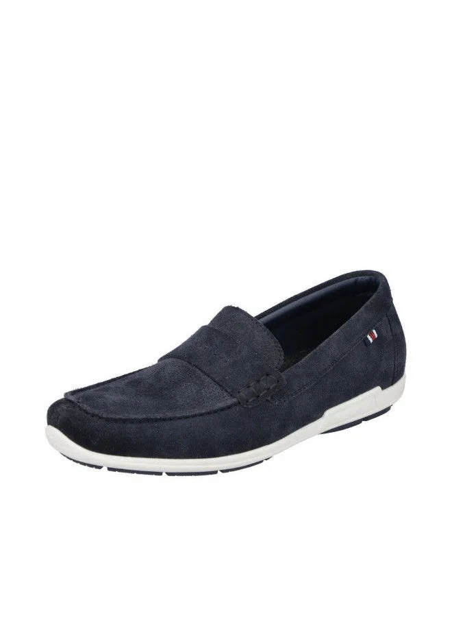 ريكر Rieker Mens Casual Shoes 09050-14 Samtcalf Blue 116-1071