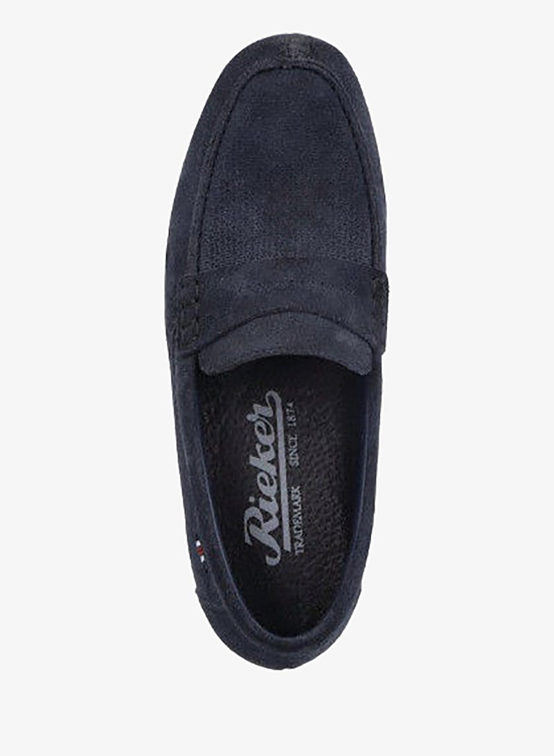 ريكر أحذية كاجوال رجالي 09050-14 سامت كالف أزرق - Image 4