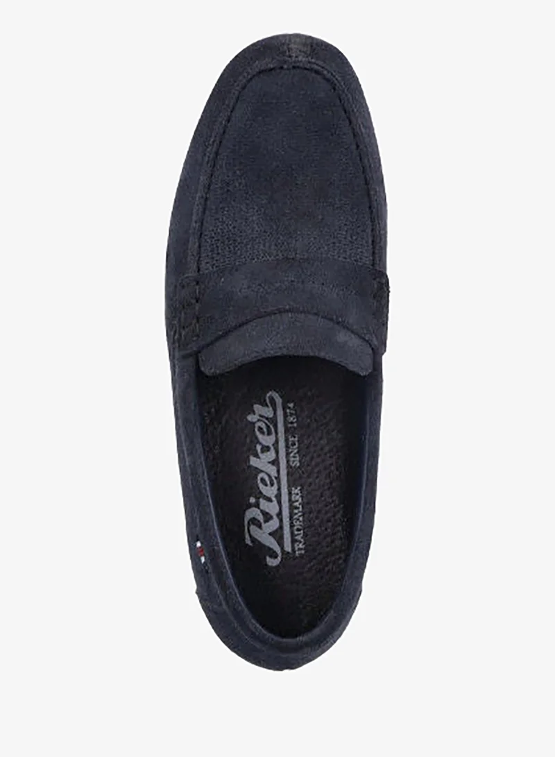 Rieker Blue Rieker Mens Casual Shoes 09050-14 Samtcalf Blue 116-1071 for Men | Best Price UAE