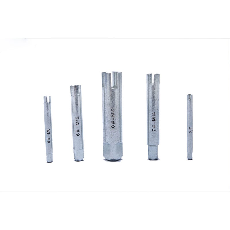 FOITECHY 10Pcs Tap Extractor 3/4 Flute Broken Head Screw Remover Stripped Tap Extractor Set - Image 4