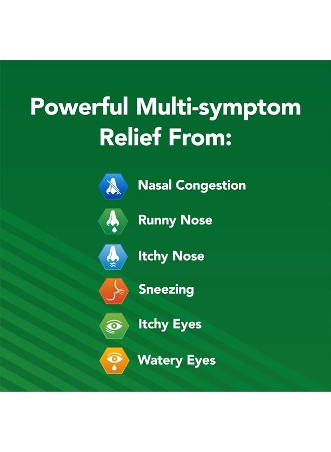 FLONASE Allergy Relief Nasal Spray, 24-Hour Non-Drowsy Multi-Symptom Relief – 144 Sprays, Bonus Pack of Tissues - Image 4