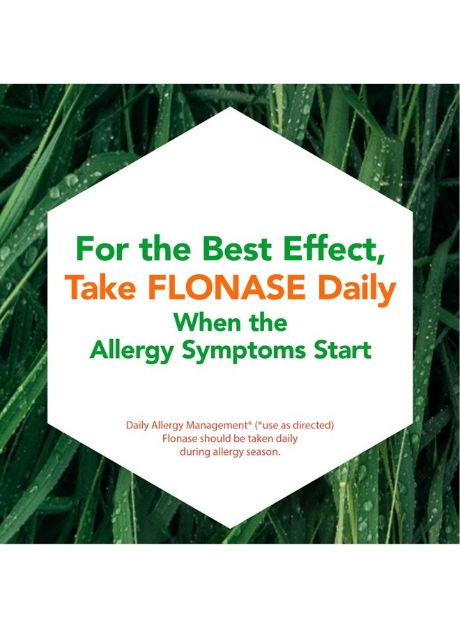 FLONASE Allergy Relief Nasal Spray, 24-Hour Non-Drowsy Multi-Symptom Relief – 144 Sprays, Bonus Pack of Tissues - Image 5