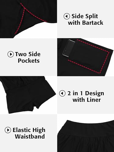 ATTRACO Beach Shorts for Woman Swimming Bottoms Surfing Short High Waist Swim Shorts XL - Image 5