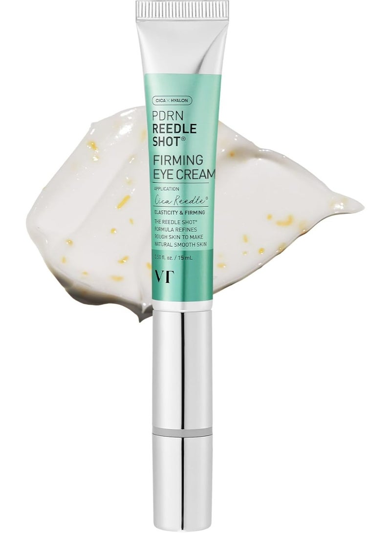 VT COSMETICS حقنة VT PDRN REEDLE لرفع العين 15 مل - كريم محيط العين بتأثير رفع، إبر دقيقة CICA REEDLE وPDRN نباتي - Image 1