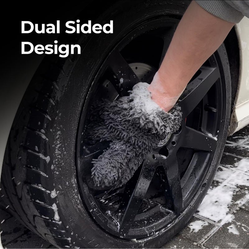 Simply Auto Microfibre Wheel Cleaning Glove - Highly Absorbent - Image 5