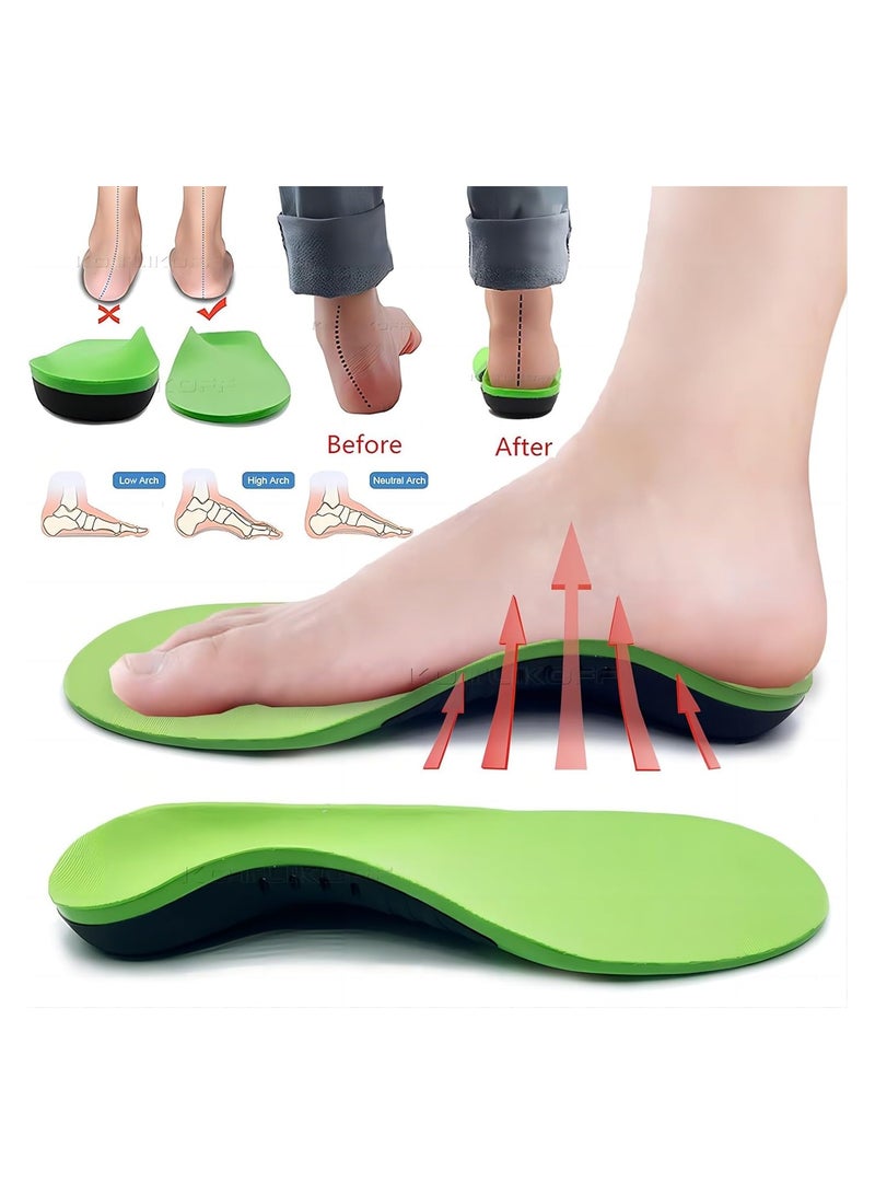 RATSAW Insoles Arch Support Flat Feet Orthotics Inserts Heavy Duty Support Gel Insoles Shock Absorption Cushioning Function Insoles Feet Pain Soft Sole Plantar Fasciitis For Men and Woman L men 11-12.5 - Image 2