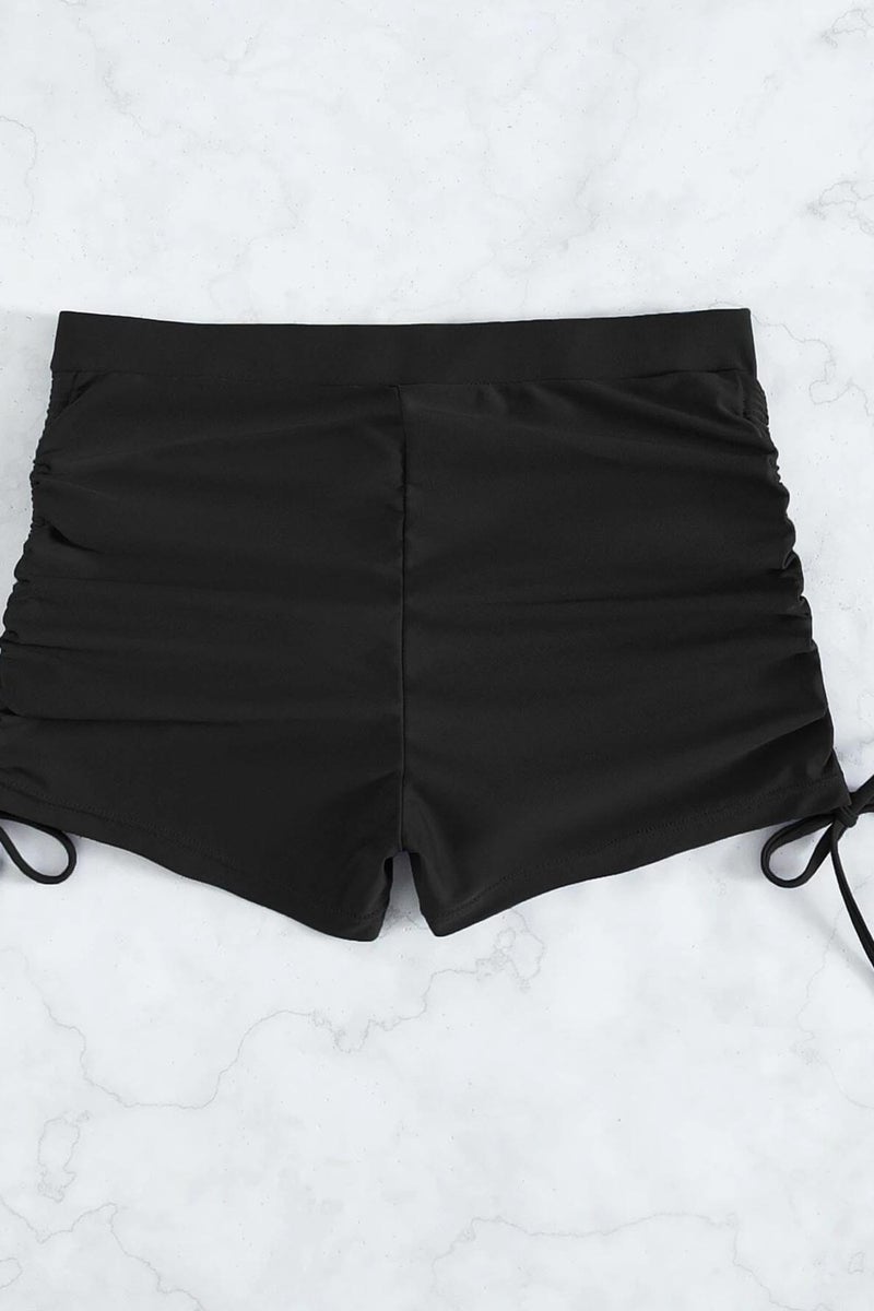 Angelsin Side Adjustable Drawstring Swim Shorts  - Image 4