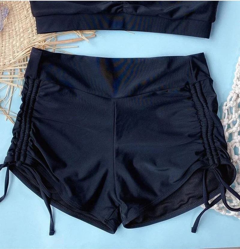 انجلسين Side Adjustable Drawstring Swim Shorts