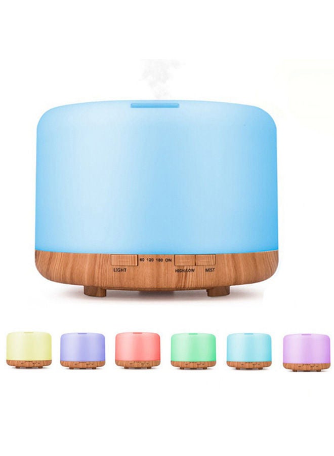 Arabest 500ml Aromatherapy Essential Oil Diffuser, Cool Mist Fragrance Oils Humidifier, Electric Aroma Air Purifier Home 7 LED Color Lights, Timer, Auto Shut-Off - Image 1