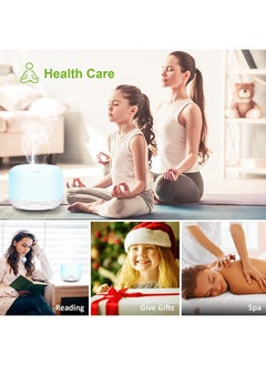 Arabest 500ml Aromatherapy Essential Oil Diffuser, Cool Mist Fragrance Oils Humidifier, Electric Aroma Air Purifier Home 7 LED Color Lights, Timer, Auto Shut-Off  - Image 5