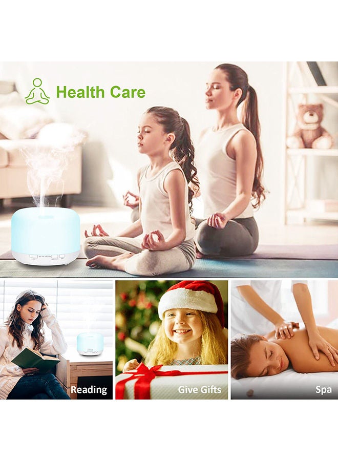 Arabest 500ml Aromatherapy Essential Oil Diffuser, Cool Mist Fragrance Oils Humidifier, Electric Aroma Air Purifier Home 7 LED Color Lights, Timer, Auto Shut-Off - Image 5