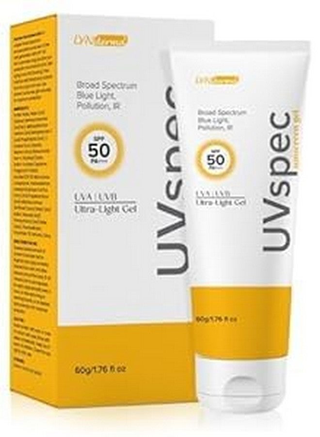 LYN UV Spec SPF50 PA+++ sunscreen gel in 60gm Pack - Image 1