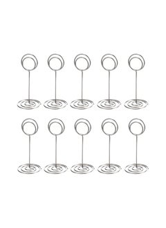 Generic 20 Pcs Table Number Holders Place Card Holder Photo Picture Holder for Wedding Birthday Party  - Image 2