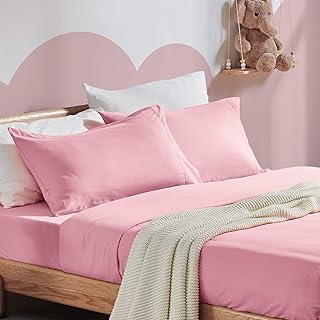 SLEEP ZONE Kids Printed Sheet Set Ultra Soft Lightweight Brushed Microfiber Twin Bed Sheets for Girls Boys 3 Pc with - Image 1