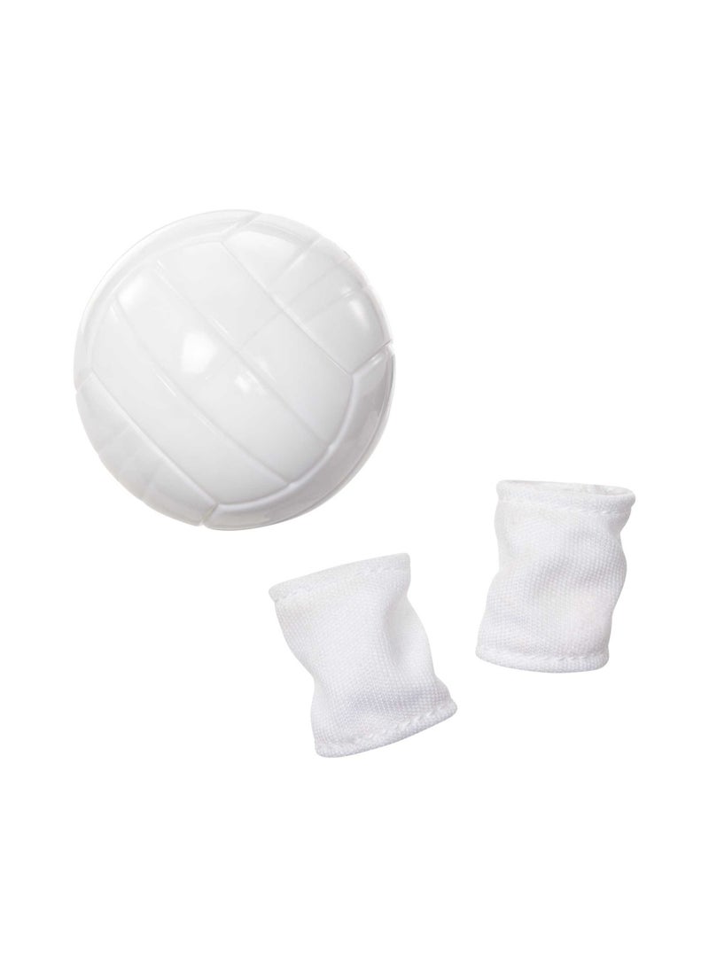 Barbie Doll & Accessories, Made to Move™ Career Volleyball Player Doll with Uniform and Ball - Image 4