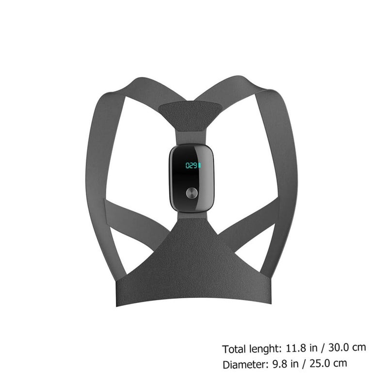 Posture Corrector With Vibration Reminder Back Brace For Adults Black - Image 3