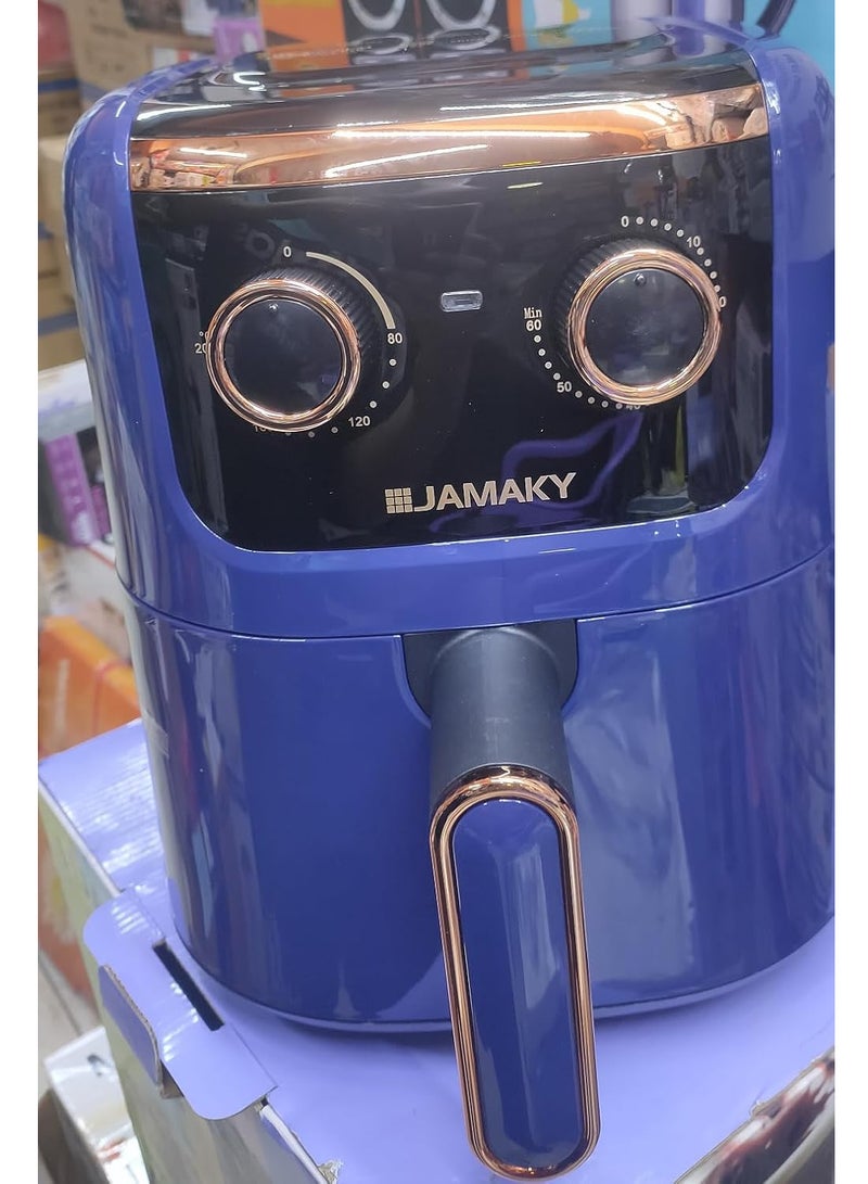Jamaky Italy قلاية هوائية صحية من جاماكى بسعة 5 لتر وقدرة 1800 وات - jmk 5003  - Image 2