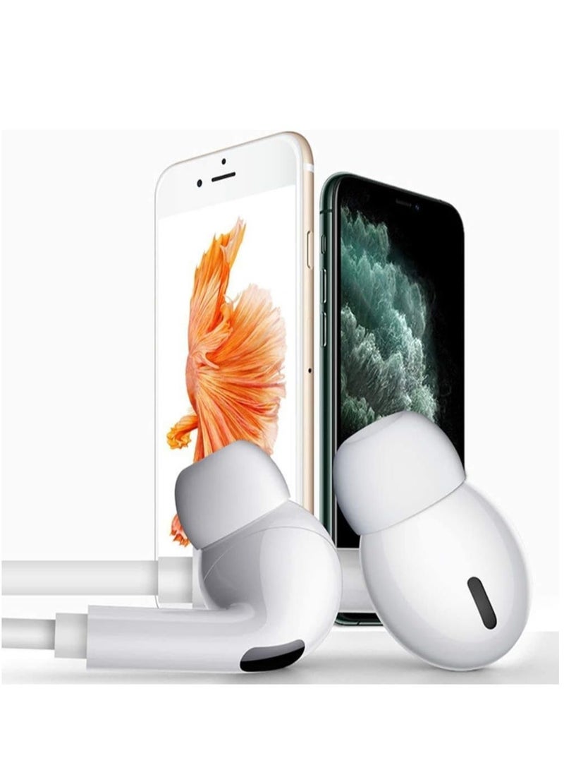 ELTRAZONE Wired Earbuds Earphones for iPhone 12 Pro with Microphone and Volume Control, Active Noise Cancellation Earbuds Earphones in Ear Headphones Compatible with iPhone 8/8plus X/Xs/XR/Xs max/11/12/pro/se - Image 2