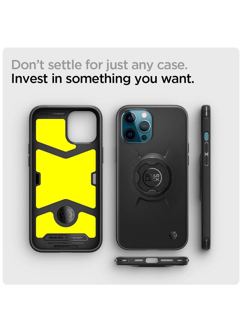 Spigen - Spigen Bike Mount Case Designed for iPhone 12 Pro Max (2020) - Black -- Black - Image 1