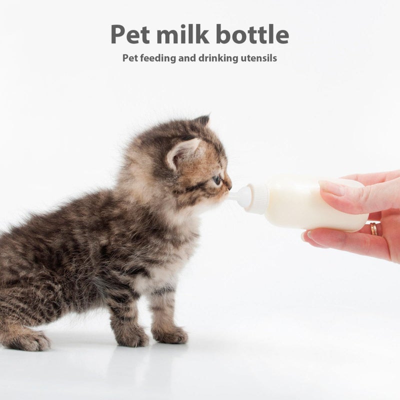 Kitten Nursing Bottles Set Of 10 Safe Portable Feeding Nipples Pet Supplies - Image 3