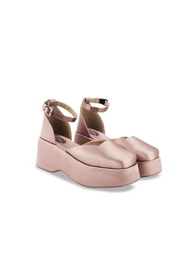 شوتوبيا Shoetopia Girls Backstrap Flatform Heels