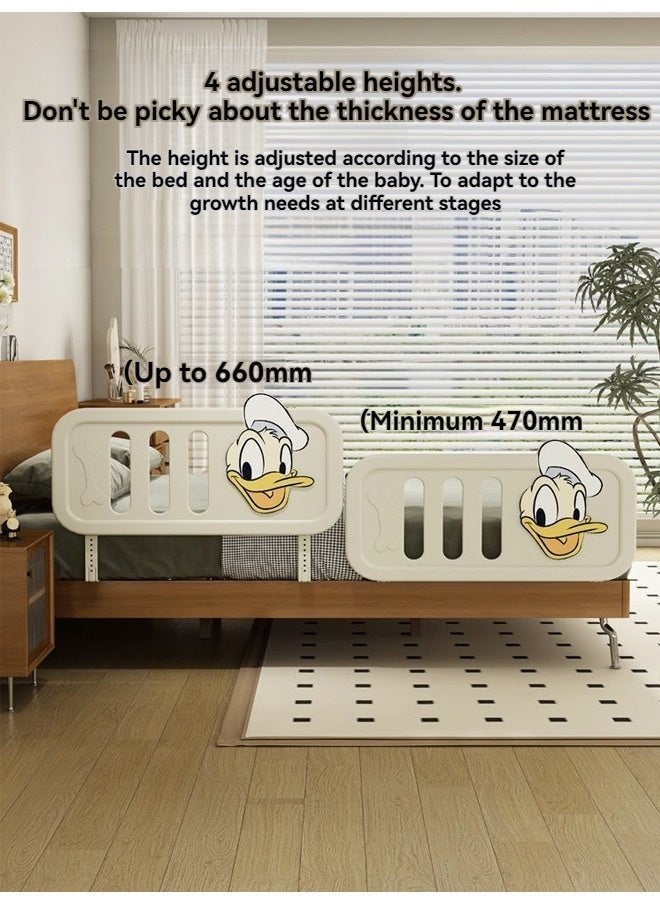 بيوينتي السفر سرير السكك الحديدية للأطفال الصغار, السكك الحديدية السلامة مع لا الحفر, سرير سرير السكك الحديدية الحرس للطفل الطفل / كبار السن, الارتفاع قابل للتعديل للسرير الملكة التوأم الملك الحجم 1pcs - Image 3