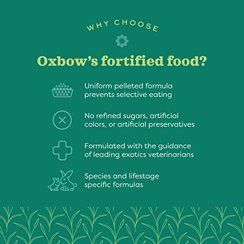 Oxbow أوكس بو Animal Health بازلاء الأرنب الأساسية للأرانب الصغيرة المدعمة، 5 باوند - Image 2