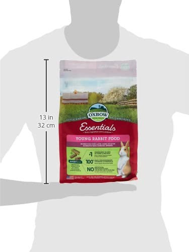 Oxbow أوكس بو Animal Health بازلاء الأرنب الأساسية للأرانب الصغيرة المدعمة، 5 باوند - Image 3