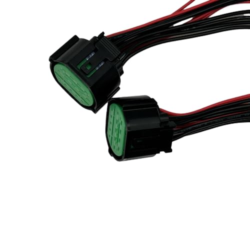 AUOSTMO 2 PCS 14 Pin Main Headlight Pigtail Plug Connector Compatible with Kia Optima Forte Sorento Sportage Rio Telluride 2018-2021, Hyundai Elantra Sonata Veloster Tucson Palisade 2018-2021 - Image 5