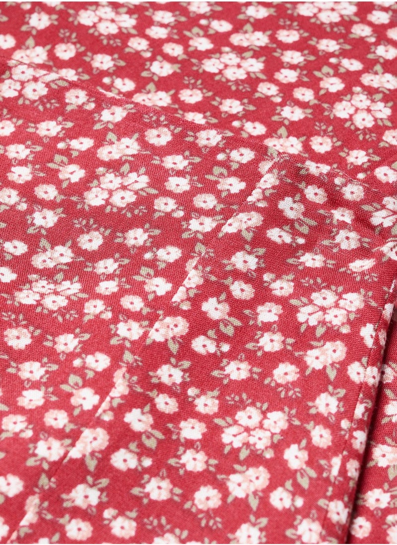 MANGO - Youth Floral Print Skirt - Image 1