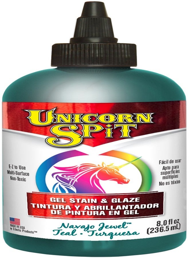 Unicorn SPiT, Navajo Jewel, 5771011 Gel Stain & Glaze, 8 Ounce Bottle - Image 1